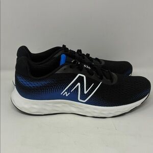 New Balance Men’s 520 V8 Running Shoe – Blue Oasis/Black/White, 9